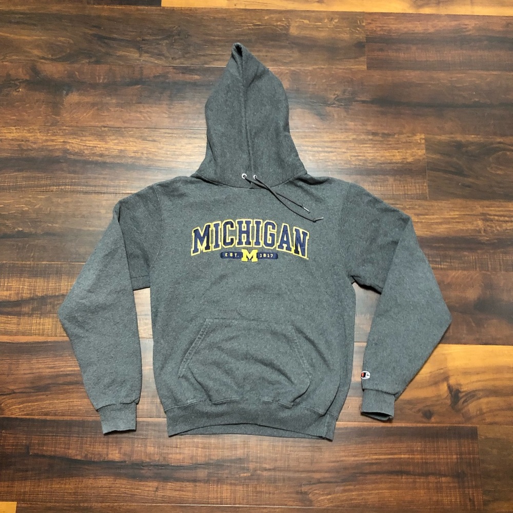 Champion University of Michigan Wolverines Hoodie Sweatshirt